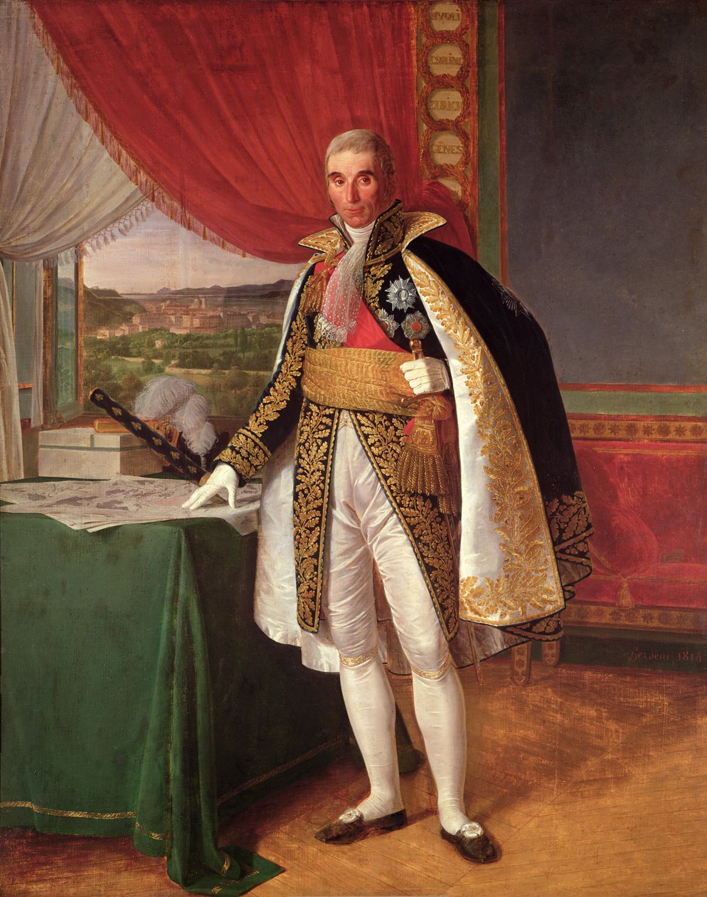 Marshal Andre Massena, Duke of Rivoli, 1814 by Louise Marie Jeanne Hersent
