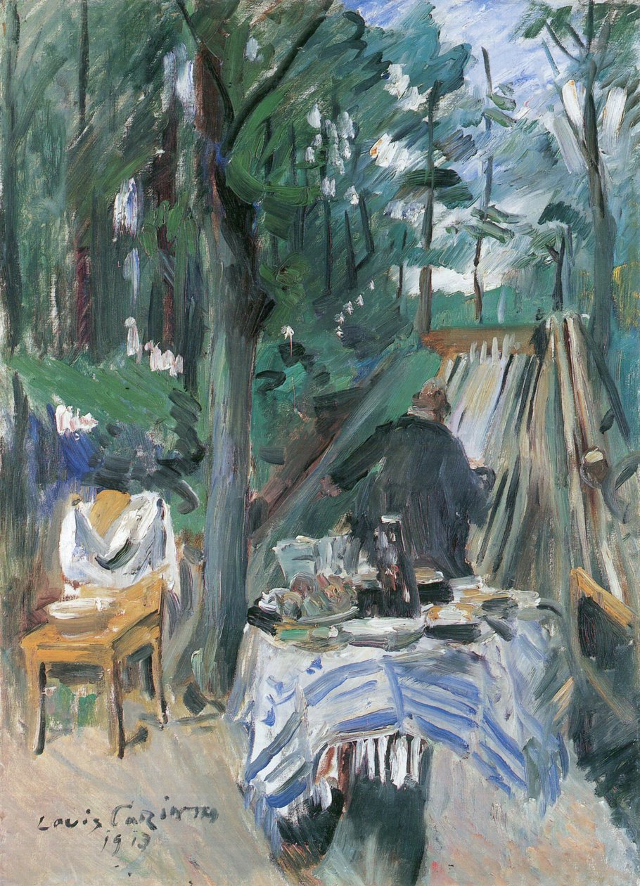 Bowling Alley by Lovis Corinth