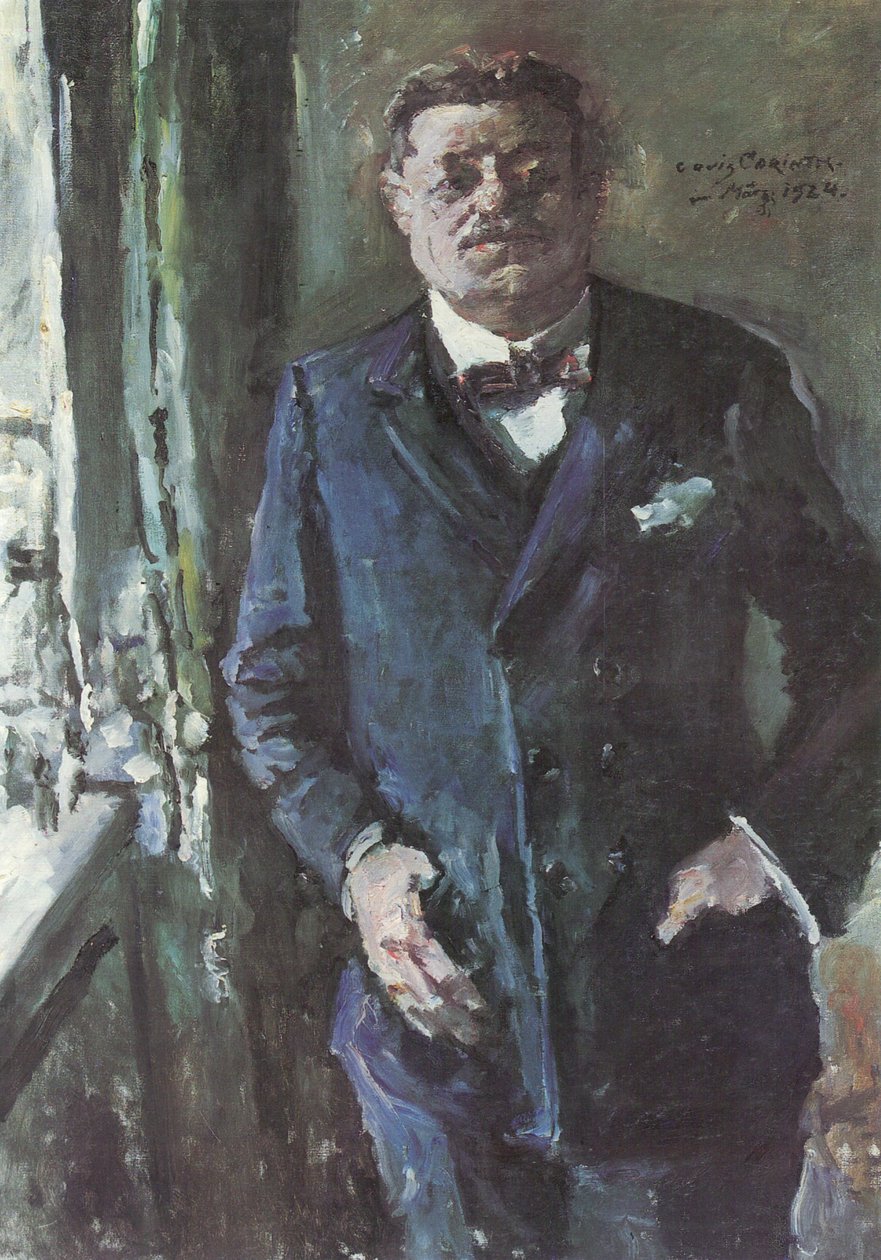Portrait of the Reich President, Friedrich Ebert by Lovis Corinth