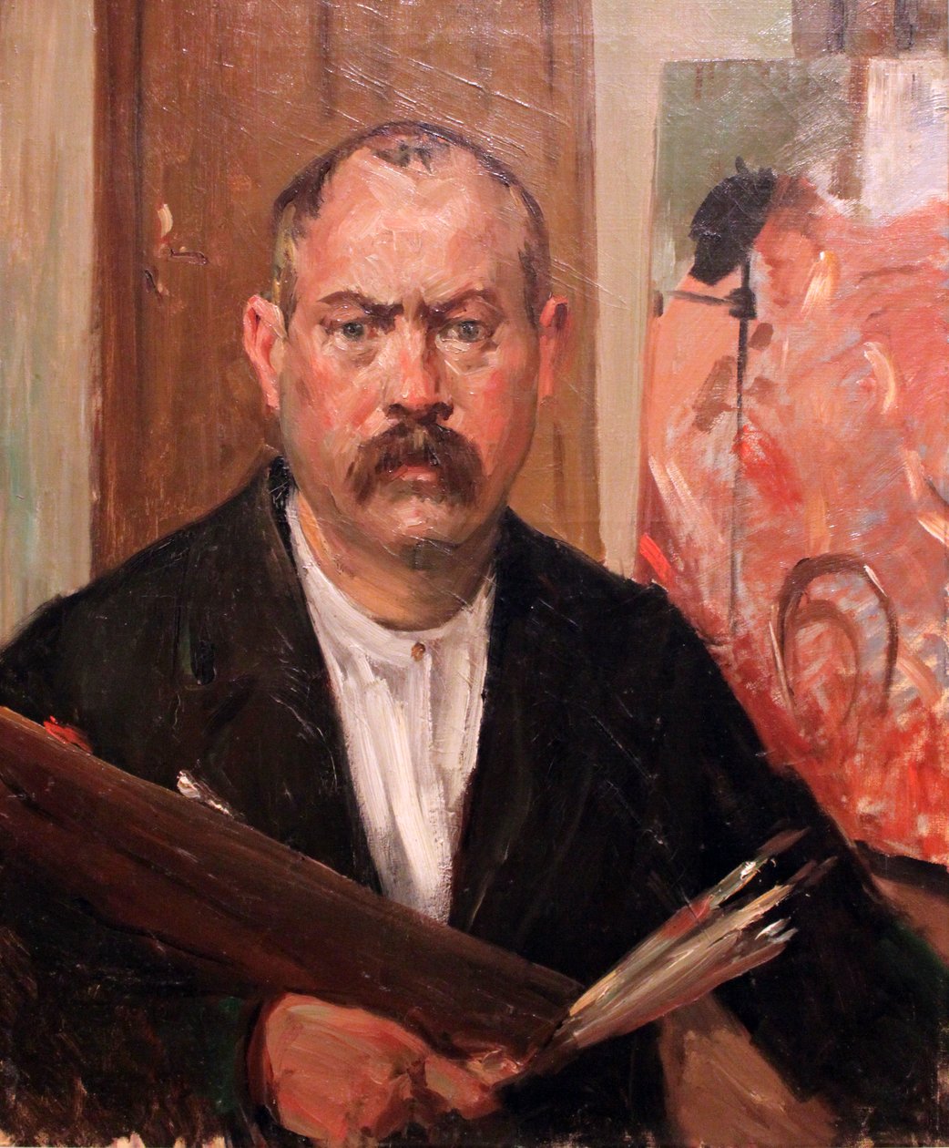 Self-Portrait without a Collar by Lovis Corinth