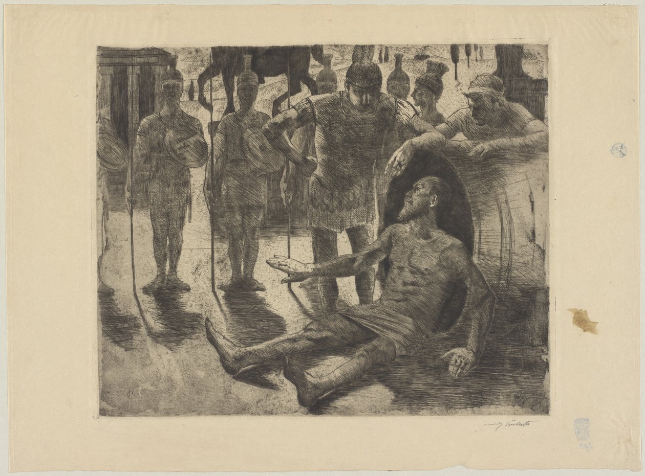 Alexander and Diogenes by Lovis Corinth