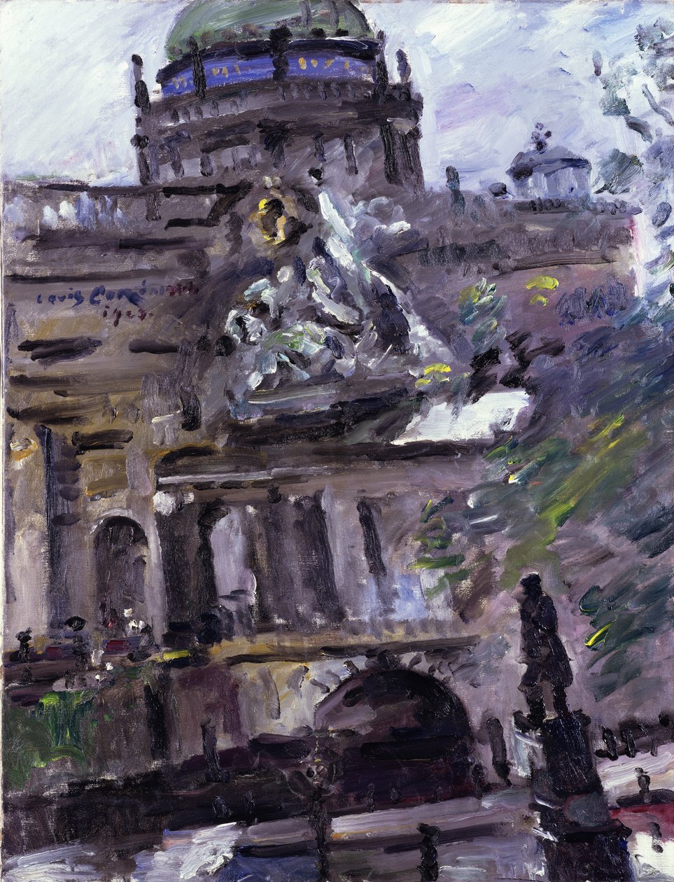 The Berlin Palace from the Darmstadt Bank by Lovis Corinth