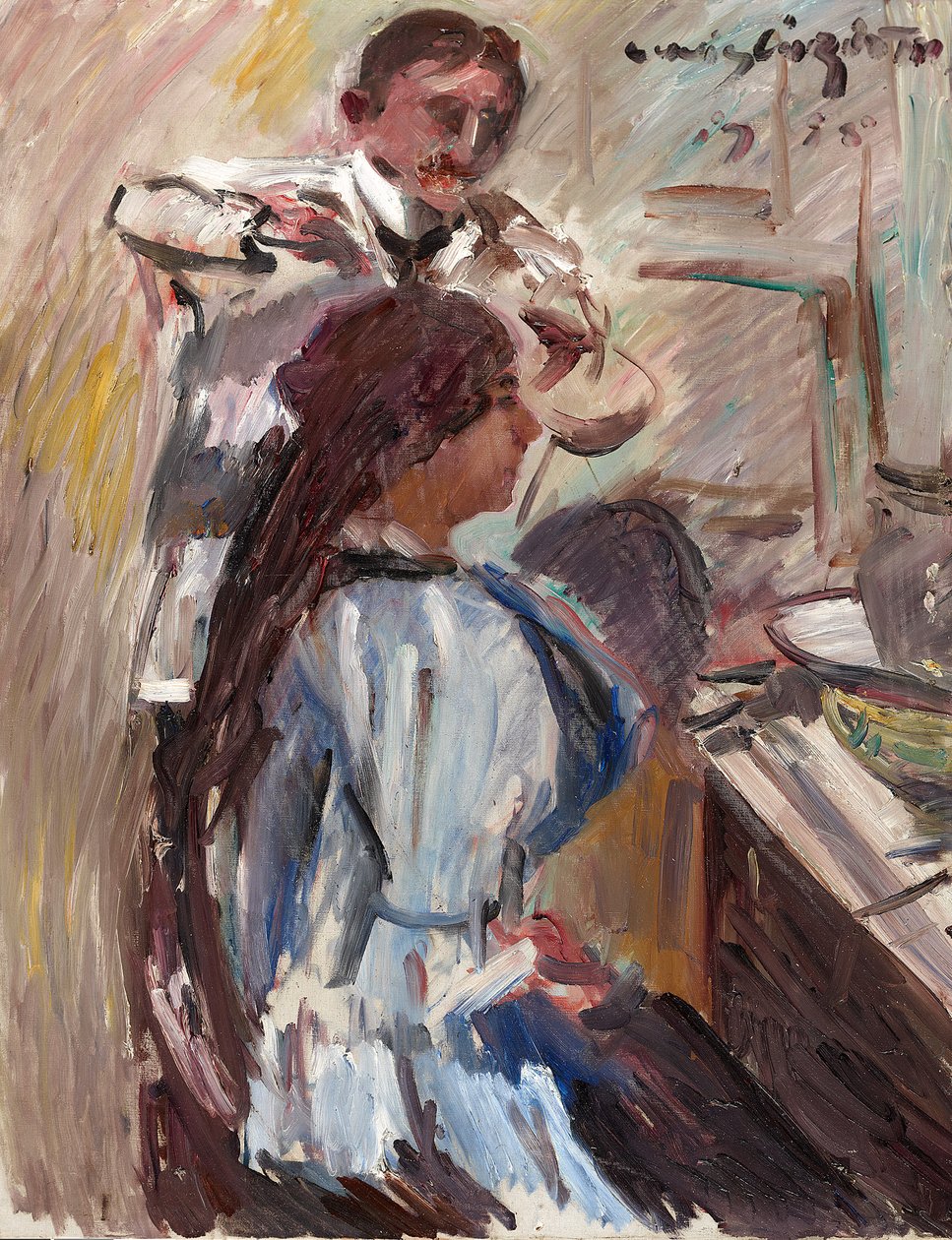 The Barber by Lovis Corinth
