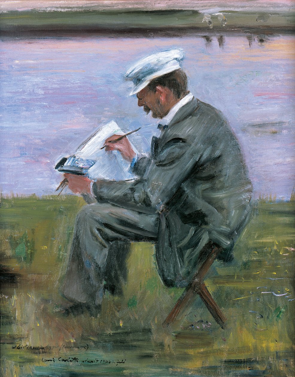 The Painter Leistikow by Lovis Corinth