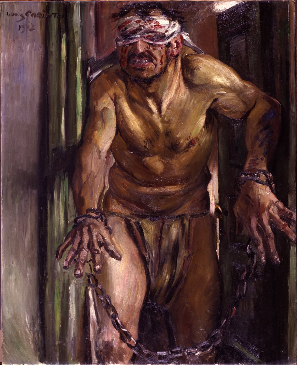 The Blinded Samson by Lovis Corinth