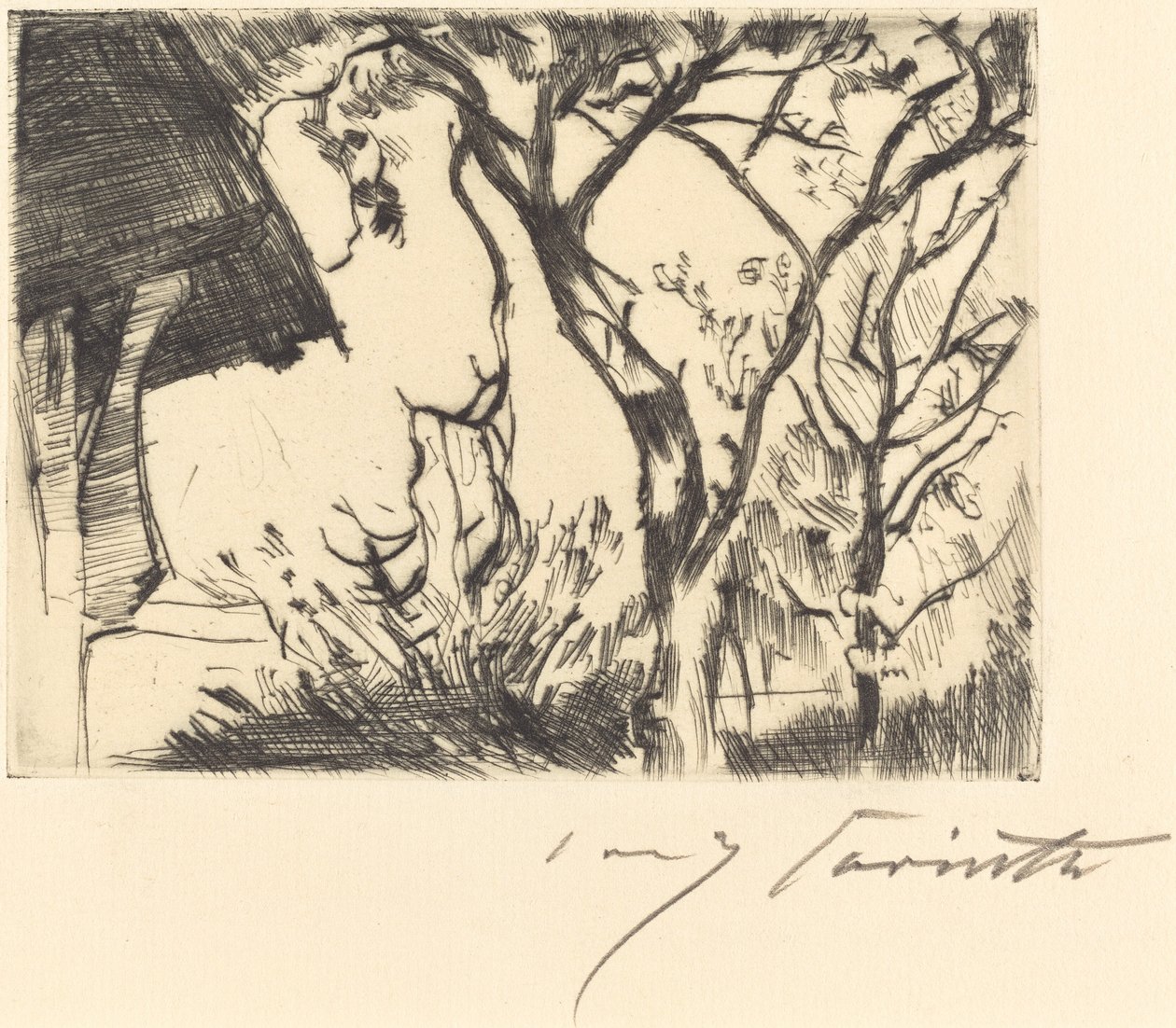 Corner of a House by Lovis Corinth