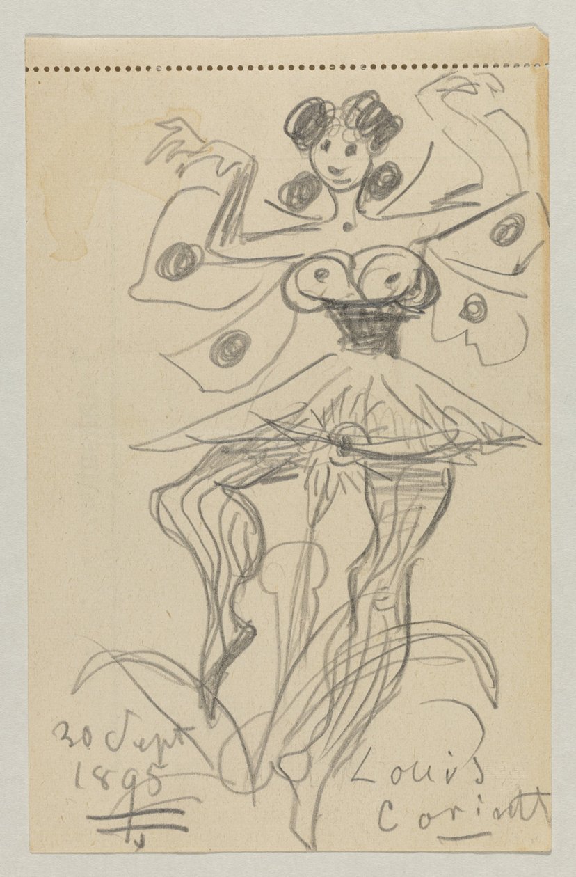 Lovis Corinth to Carl Strathmann by Lovis Corinth