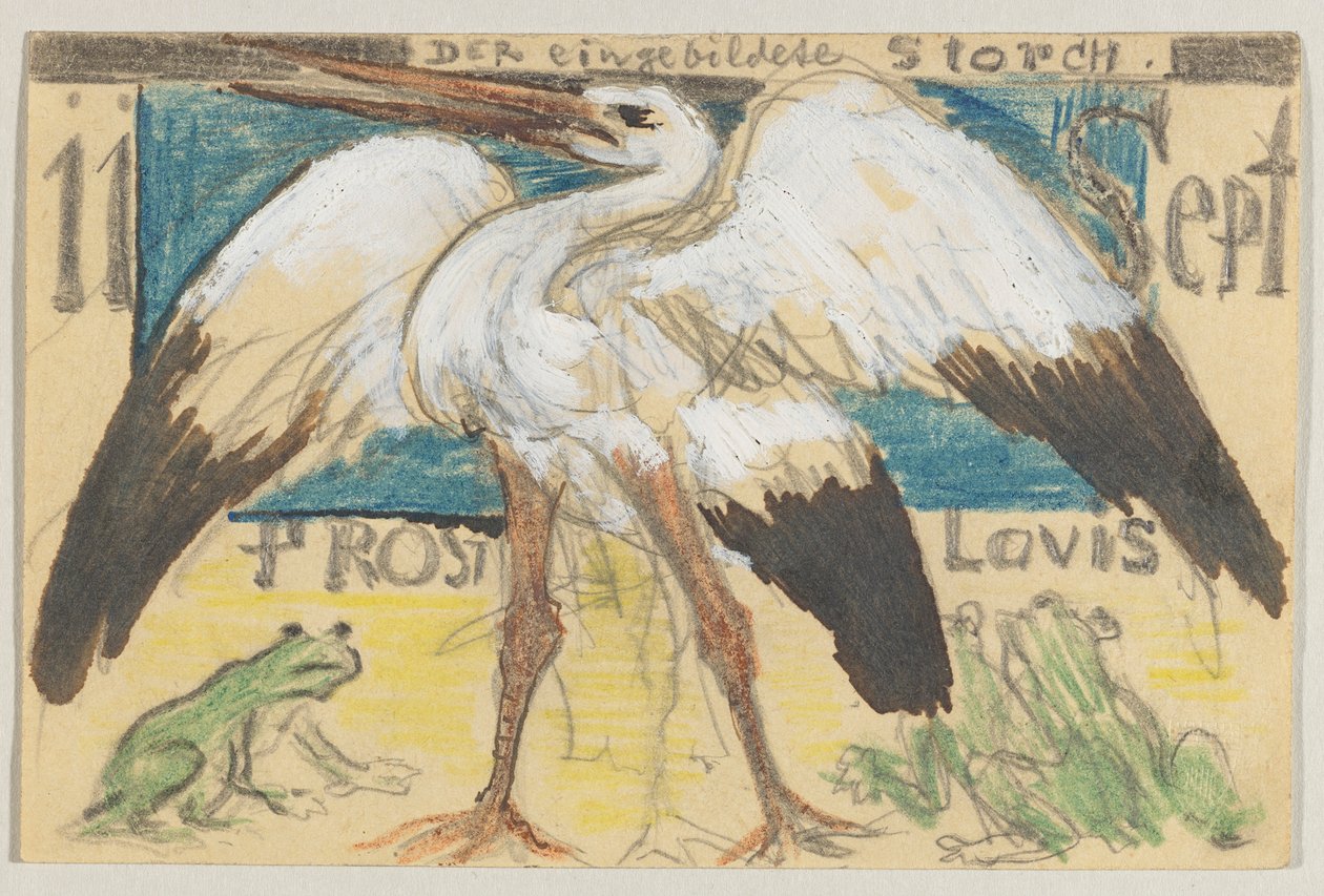 Lovis Corinth to Carl Strathmann: Postcard, postmarked 12 September 1905 by Lovis Corinth
