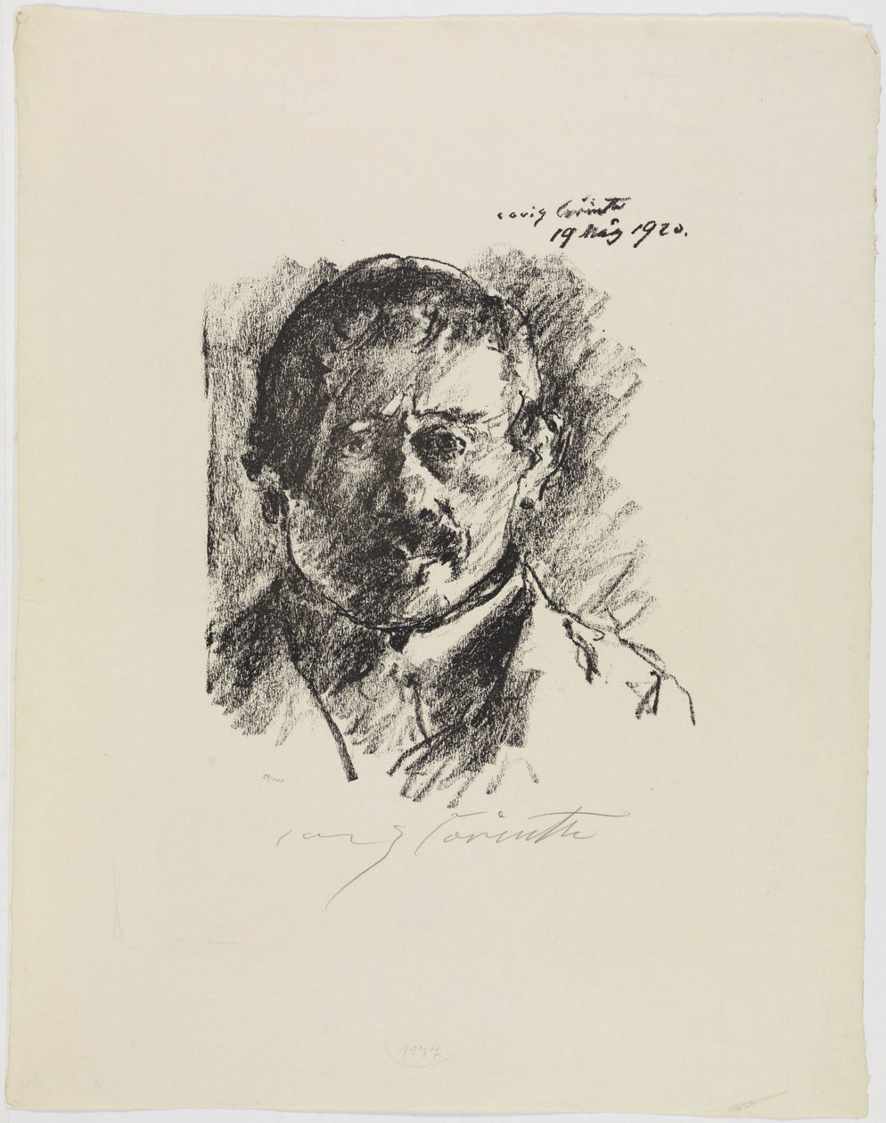 Self-Portrait, March 19, 1920 by Lovis Corinth