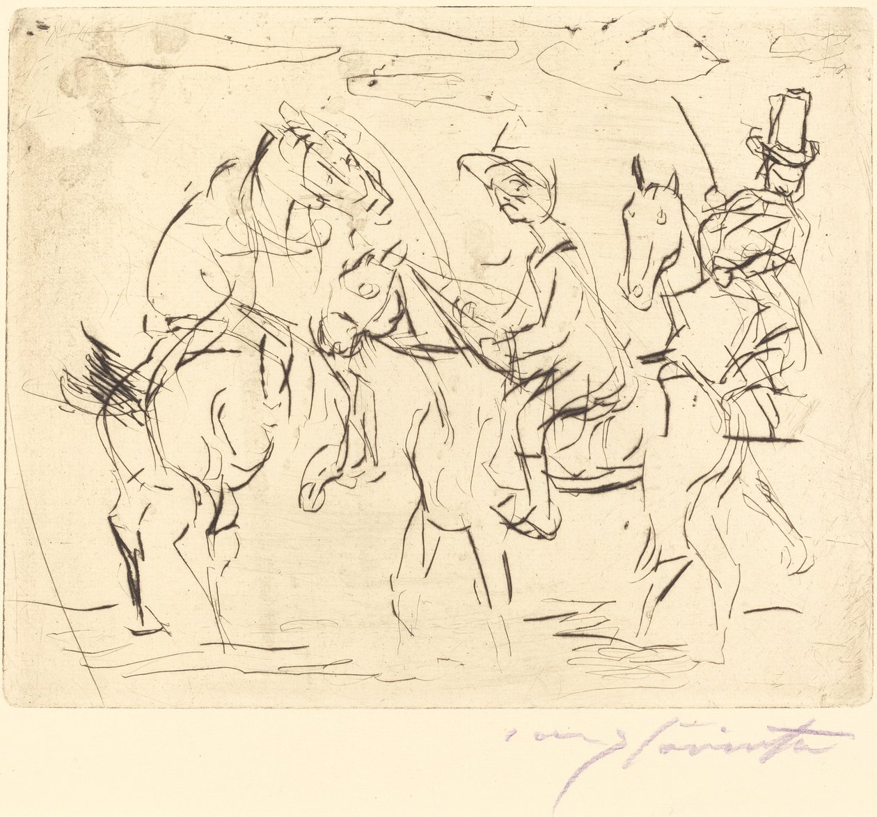 Sunday Riders, 1920 by Lovis Corinth