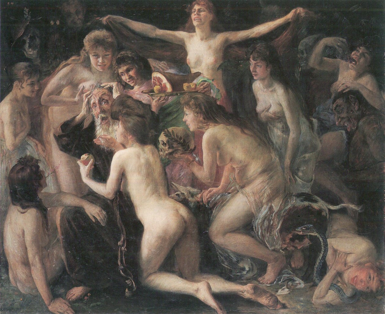 Temptation of St. Antony by Lovis Corinth
