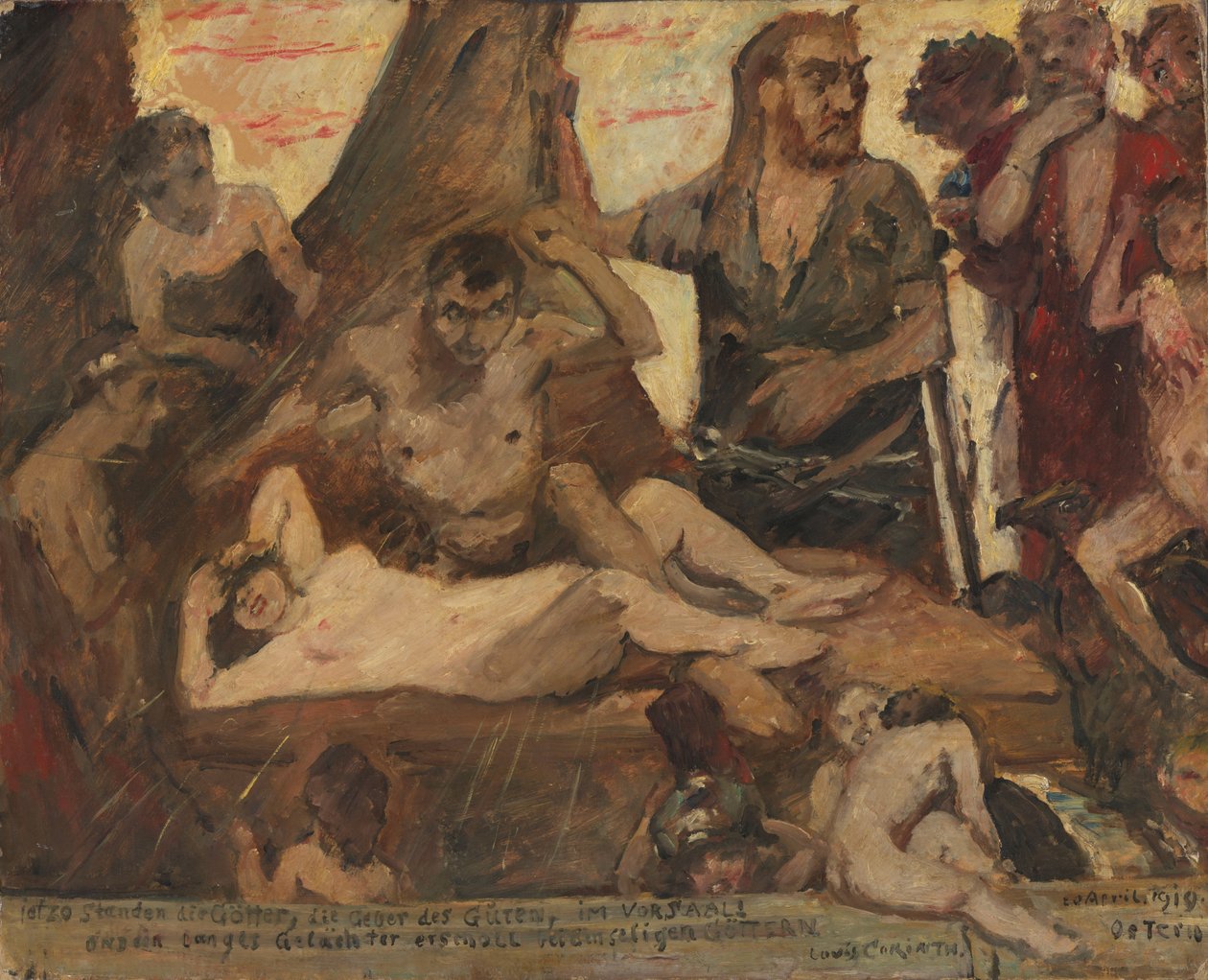 The Homeric Laughter by Lovis Corinth