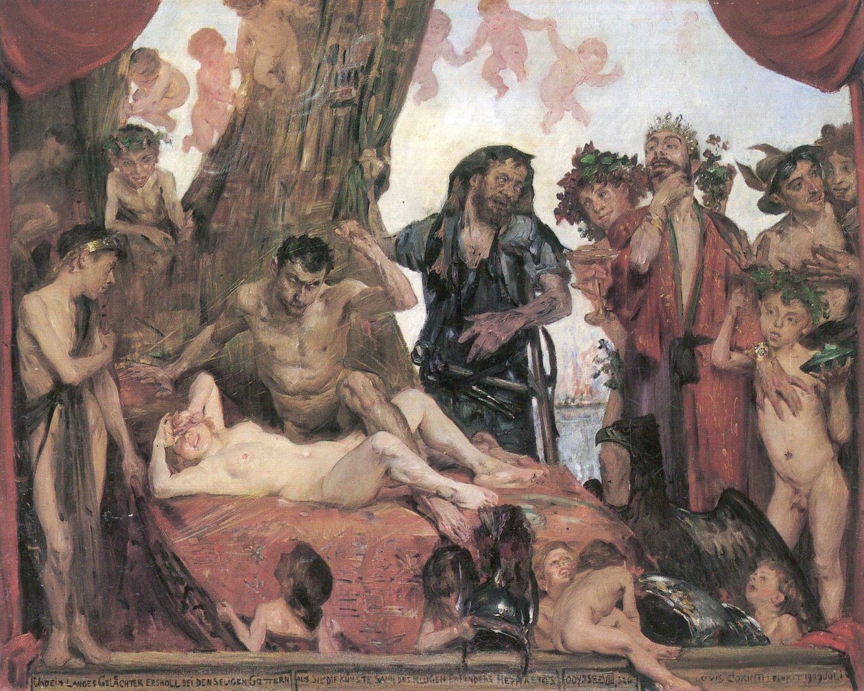 The Homeric laughter by Lovis Corinth