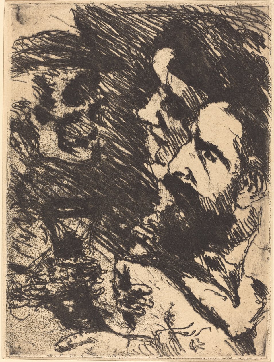 Death Visits the Strucks by Lovis Corinth