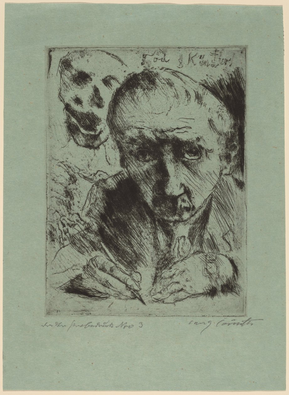 Death and the Artist by Lovis Corinth