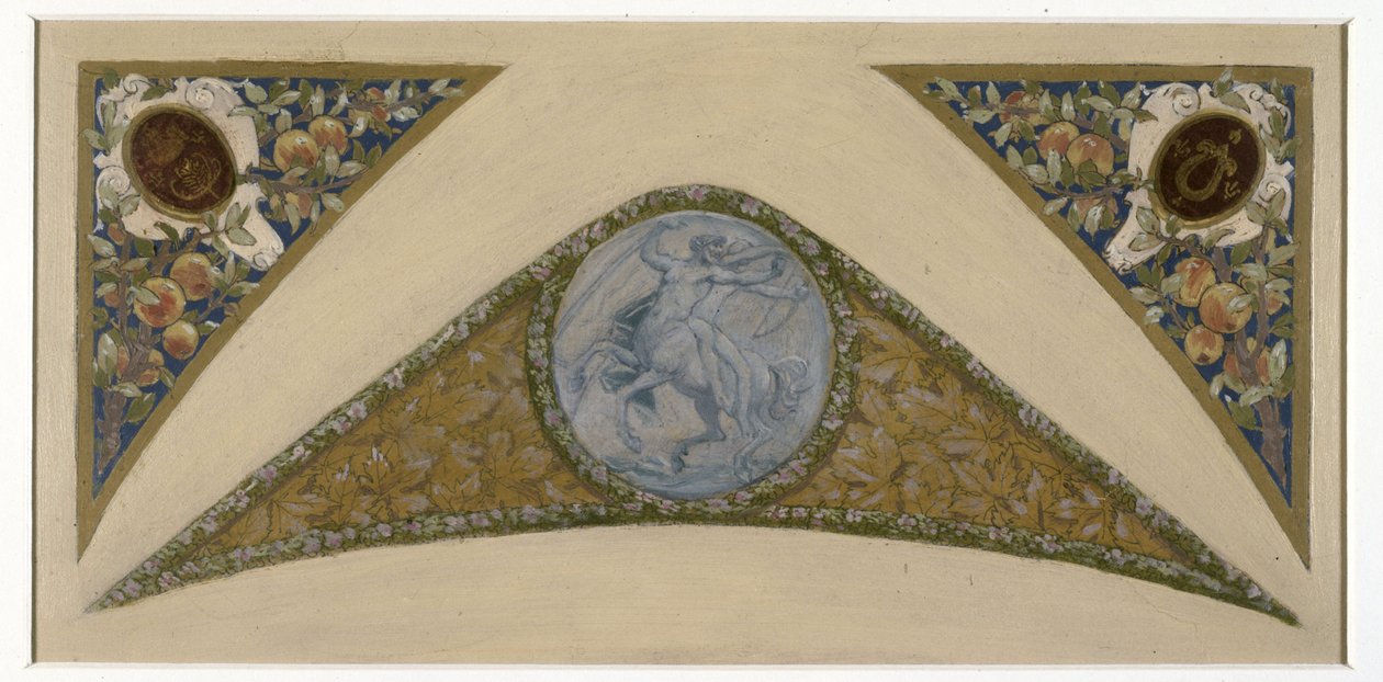 Sketch for the Festival Staircase at Paris City Hall: Sagittarius, between 1888 and 1898 by Luc Oliver Merson