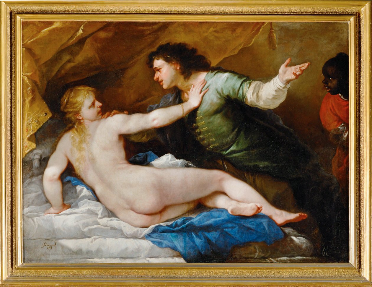 Lucretia and Sextus Tarquinius by Luca Giordano