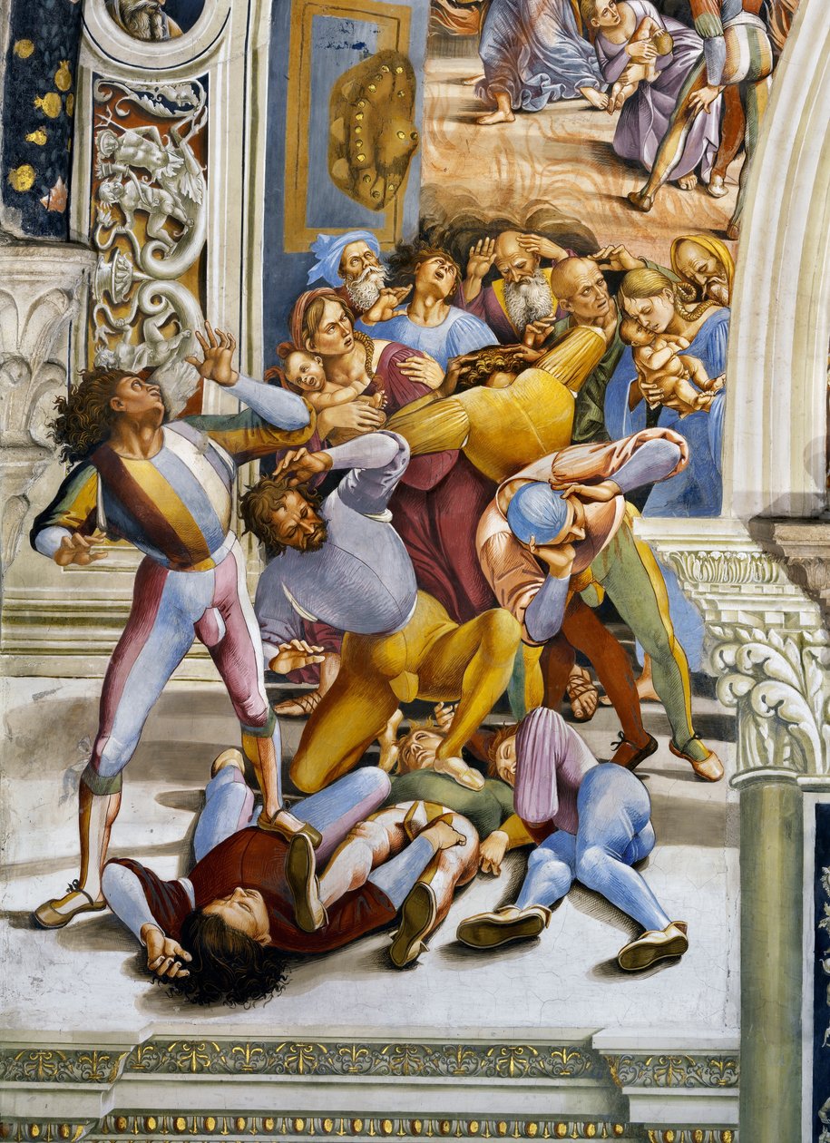 Apocalypse, from Last Judgment fresco cycle by Luca Signorelli