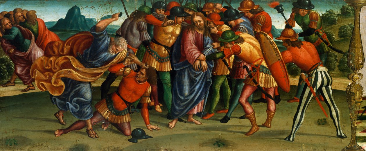 Capture of Christ (detail) by Luca Signorelli