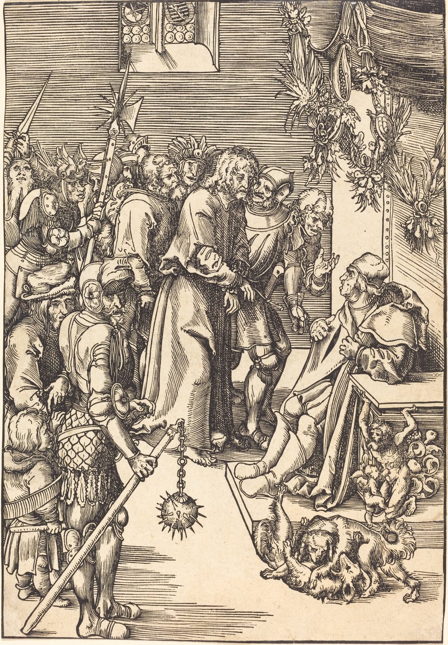 Christ before Caiaphas by Lucas Cranach the Elder