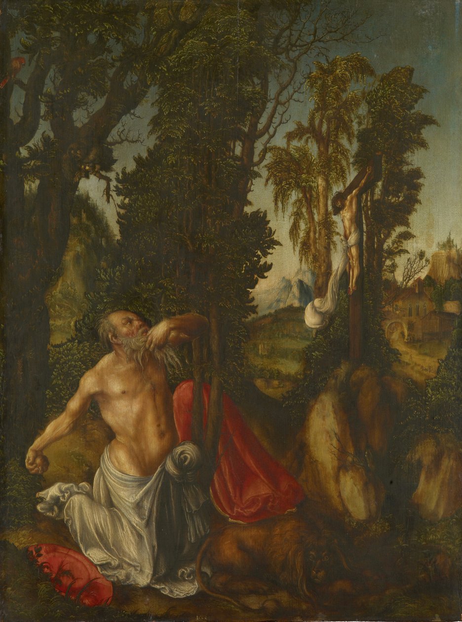 Penitent Saint Jerome by Lucas Cranach the Elder