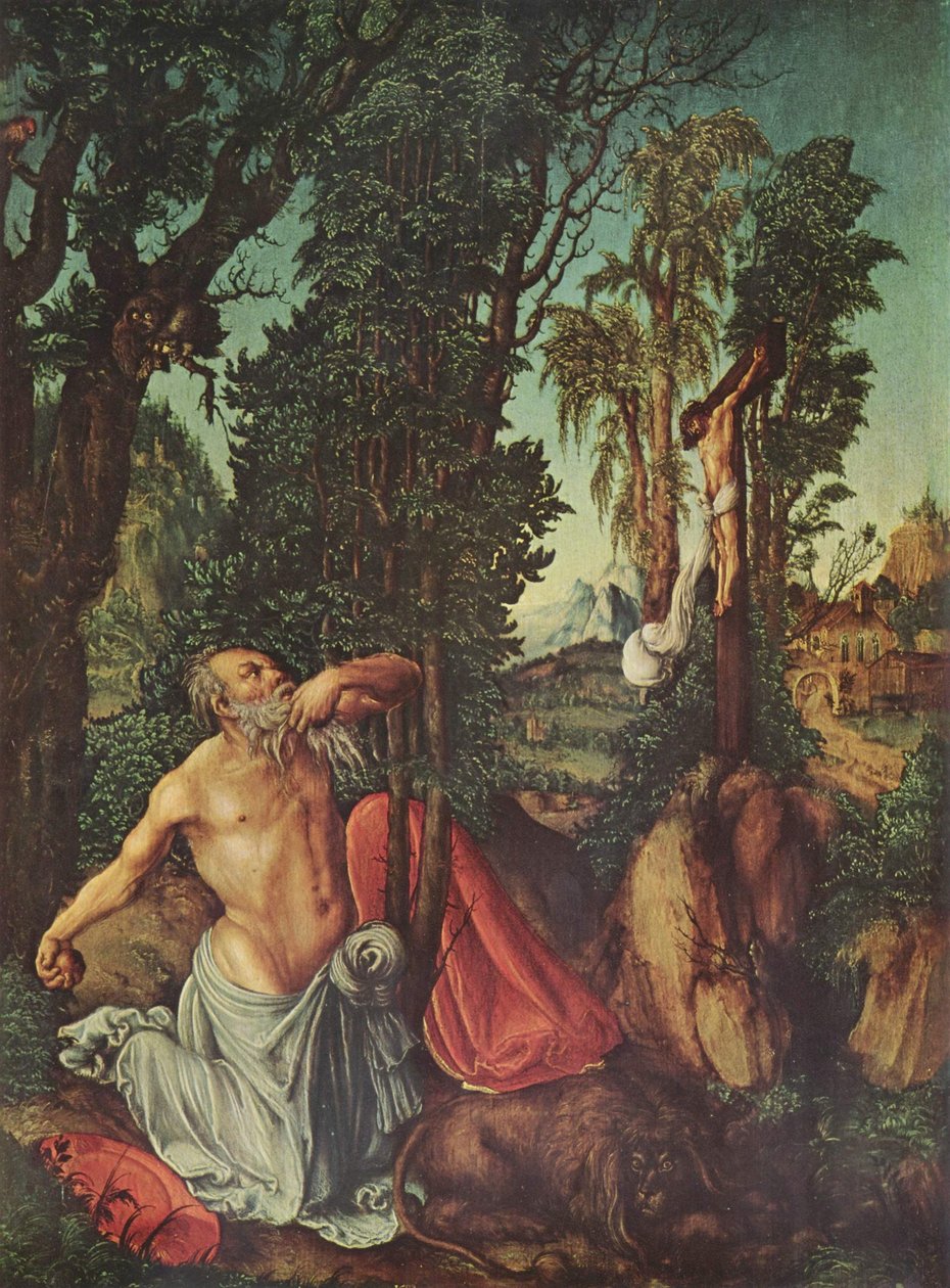 Penitent Saint Jerome by Lucas Cranach the Elder