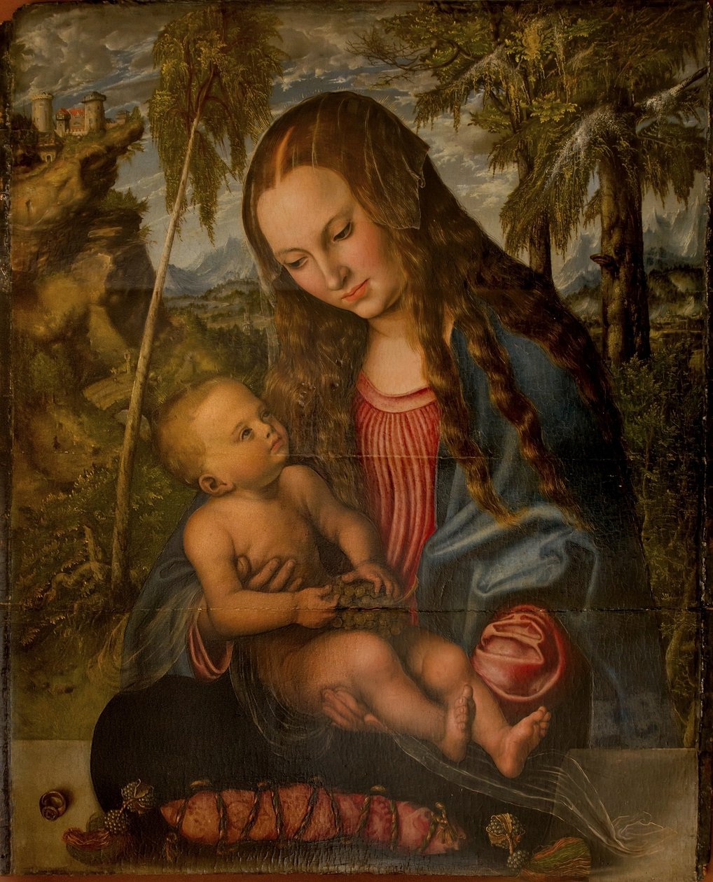 Madonna under the Fir Tree by Lucas Cranach the Elder