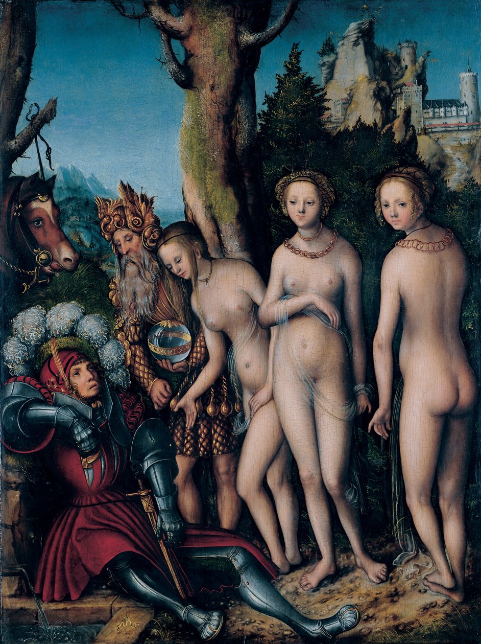 The Judgment of Paris by Lucas Cranach the Elder