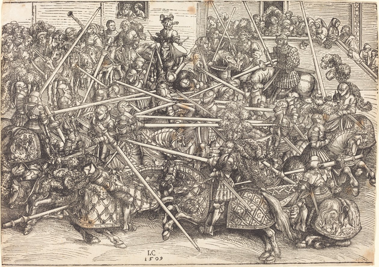 The Third Tournament by Lucas Cranach the Elder