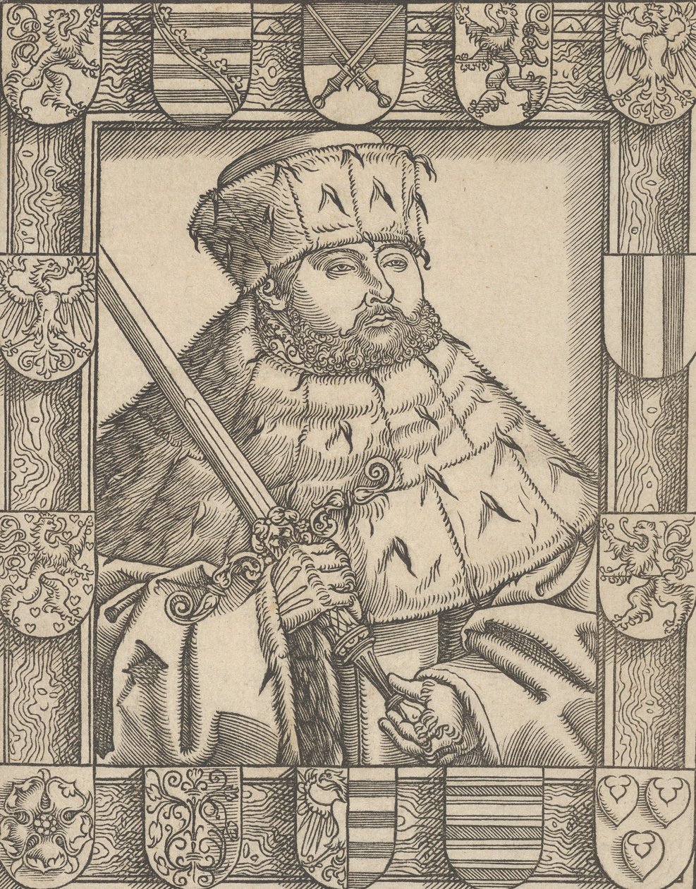 Copy of John Frederic the Magnanimous in Electoral Robes by Lucas Cranach the Younger  
