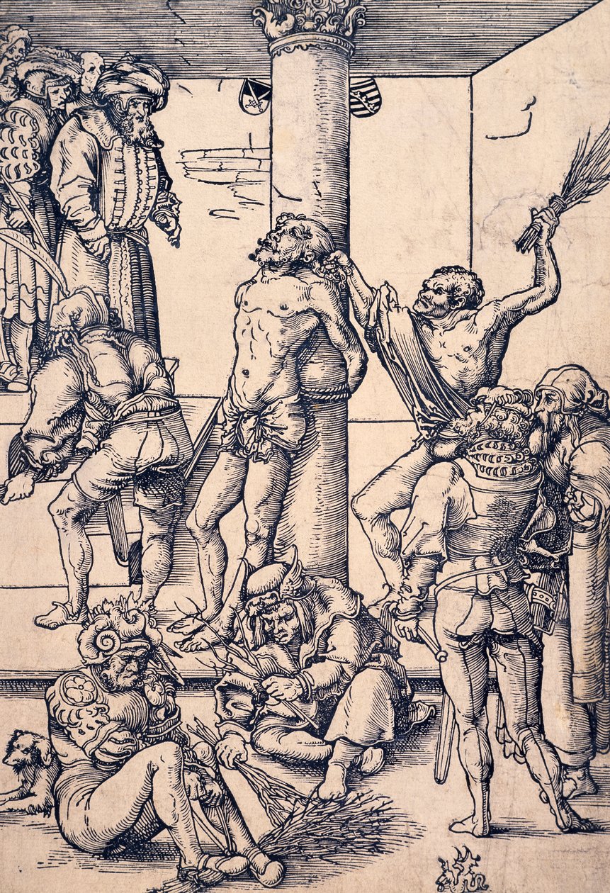 Passion of Christ: the scourging by Lucas the Elder Cranach