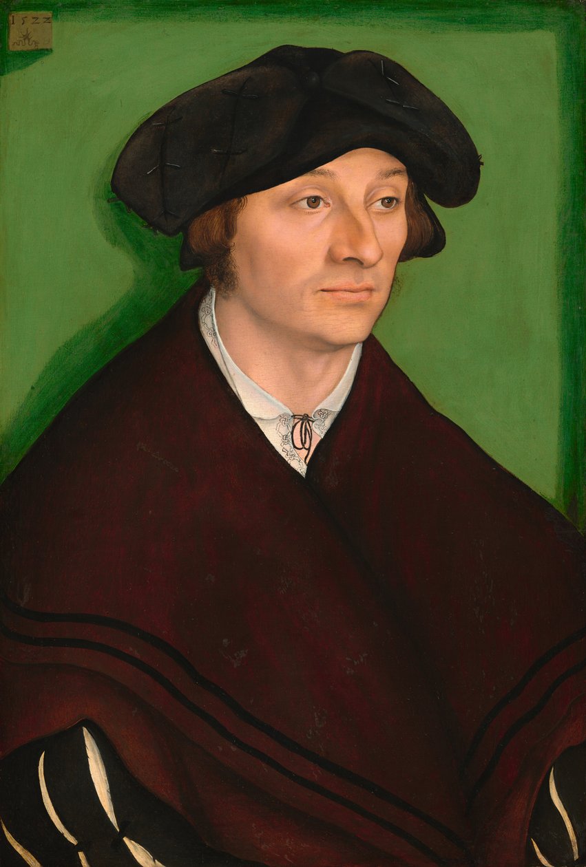 Portrait of a Man by Lucas the Elder Cranach