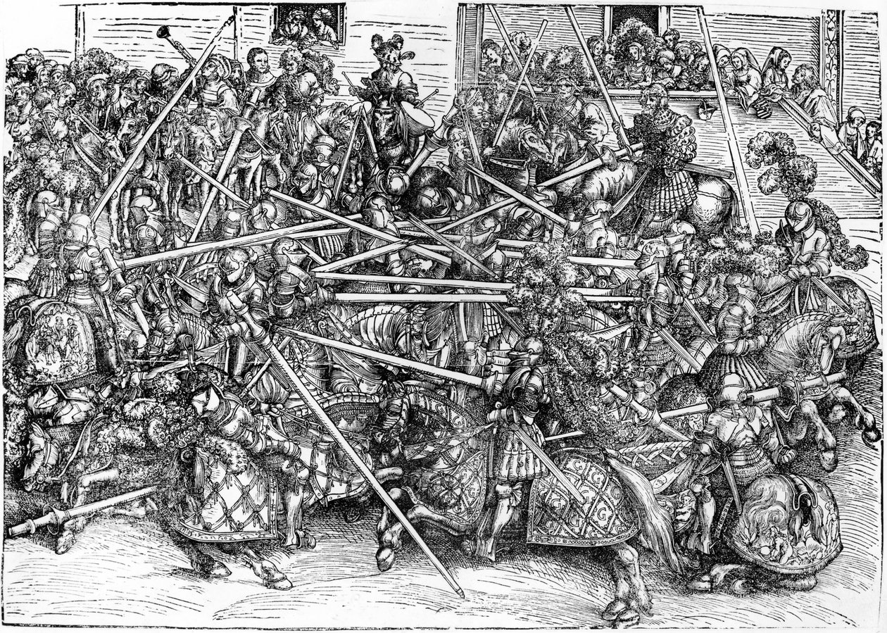 Tournament by Lucas the Elder Cranach
