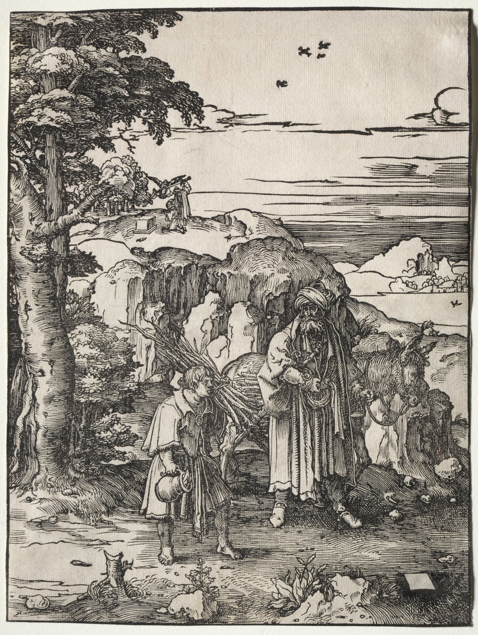 Abraham Going to Sacrifice Isaac by Lucas van Leyden