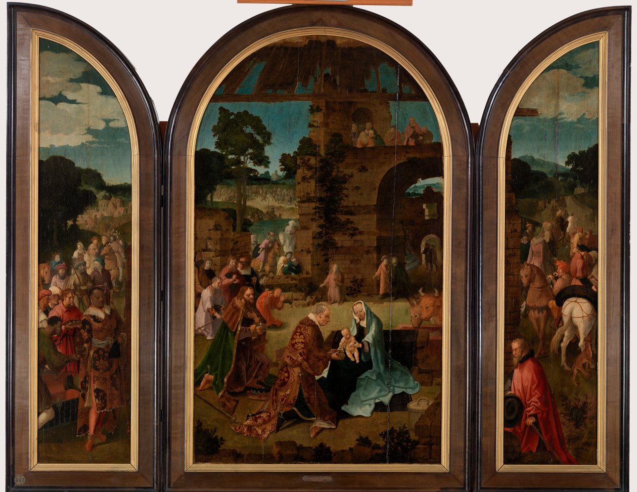 Adoration of the Magi by Lucas van Leyden