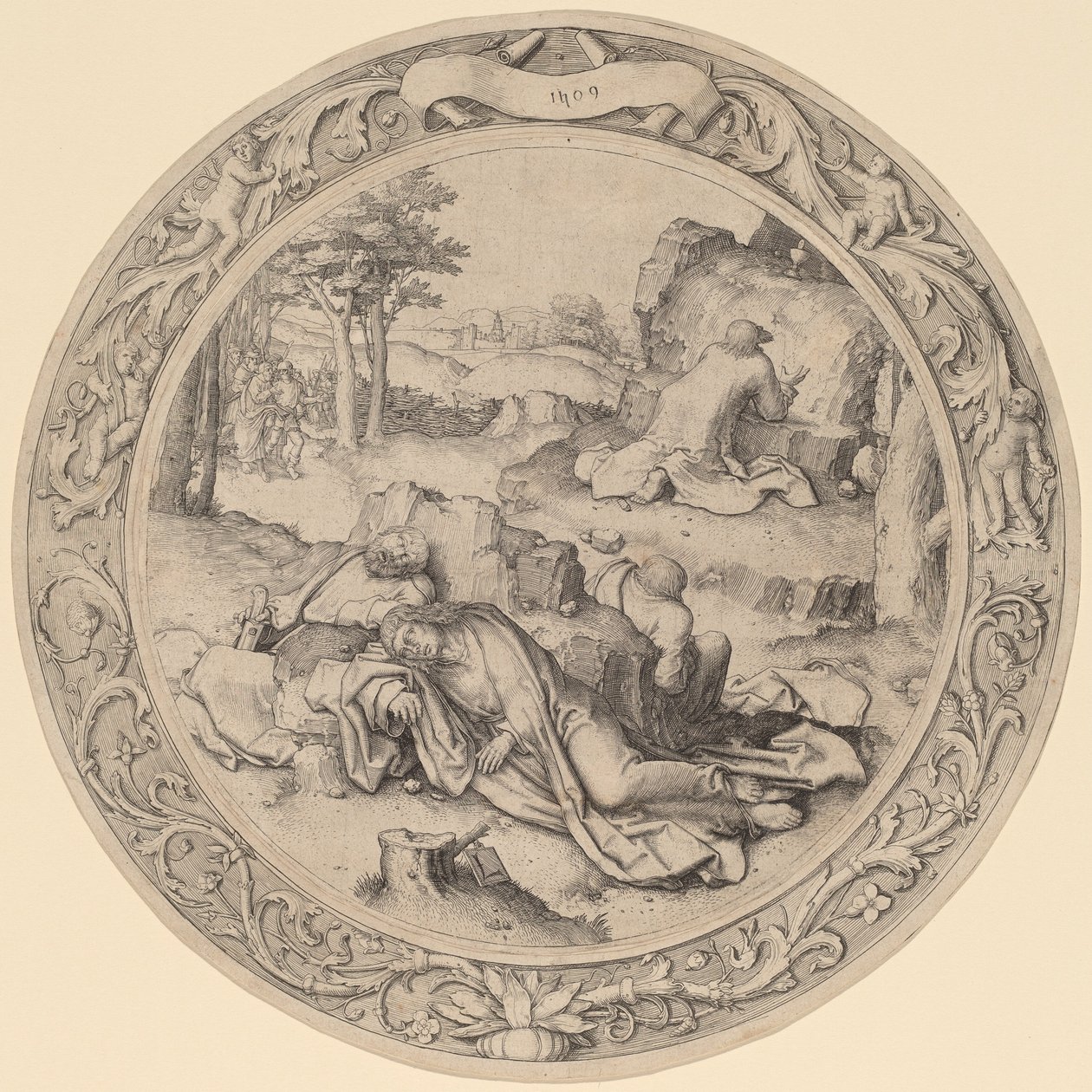 Christ in Gethsemane by Lucas van Leyden