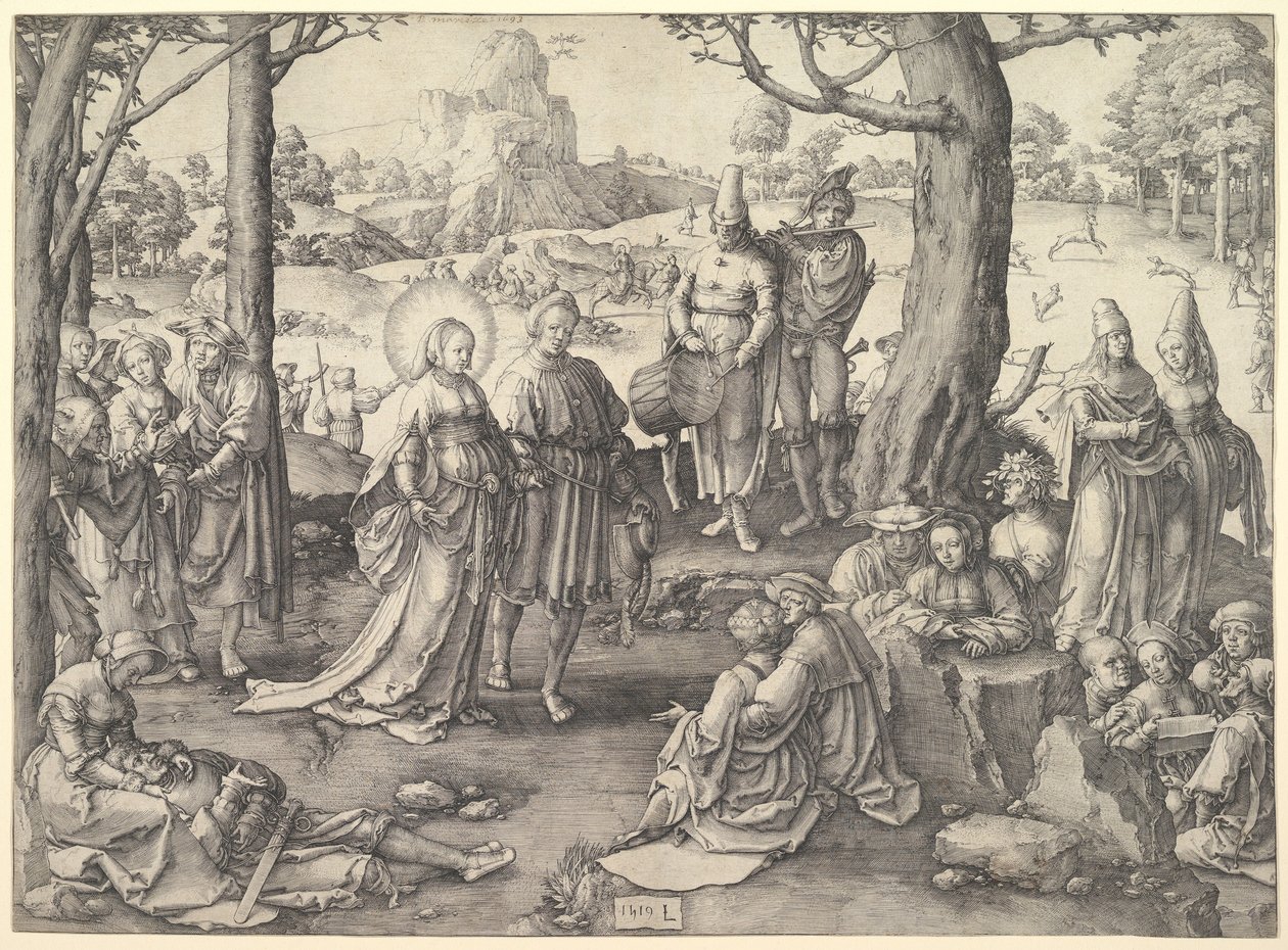 Dance of St. Mary Magdalene by Lucas van Leyden