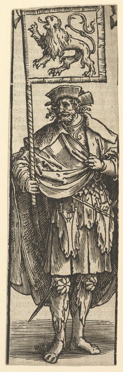 Dirk First Count of Holland, 1517 by Lucas van Leyden