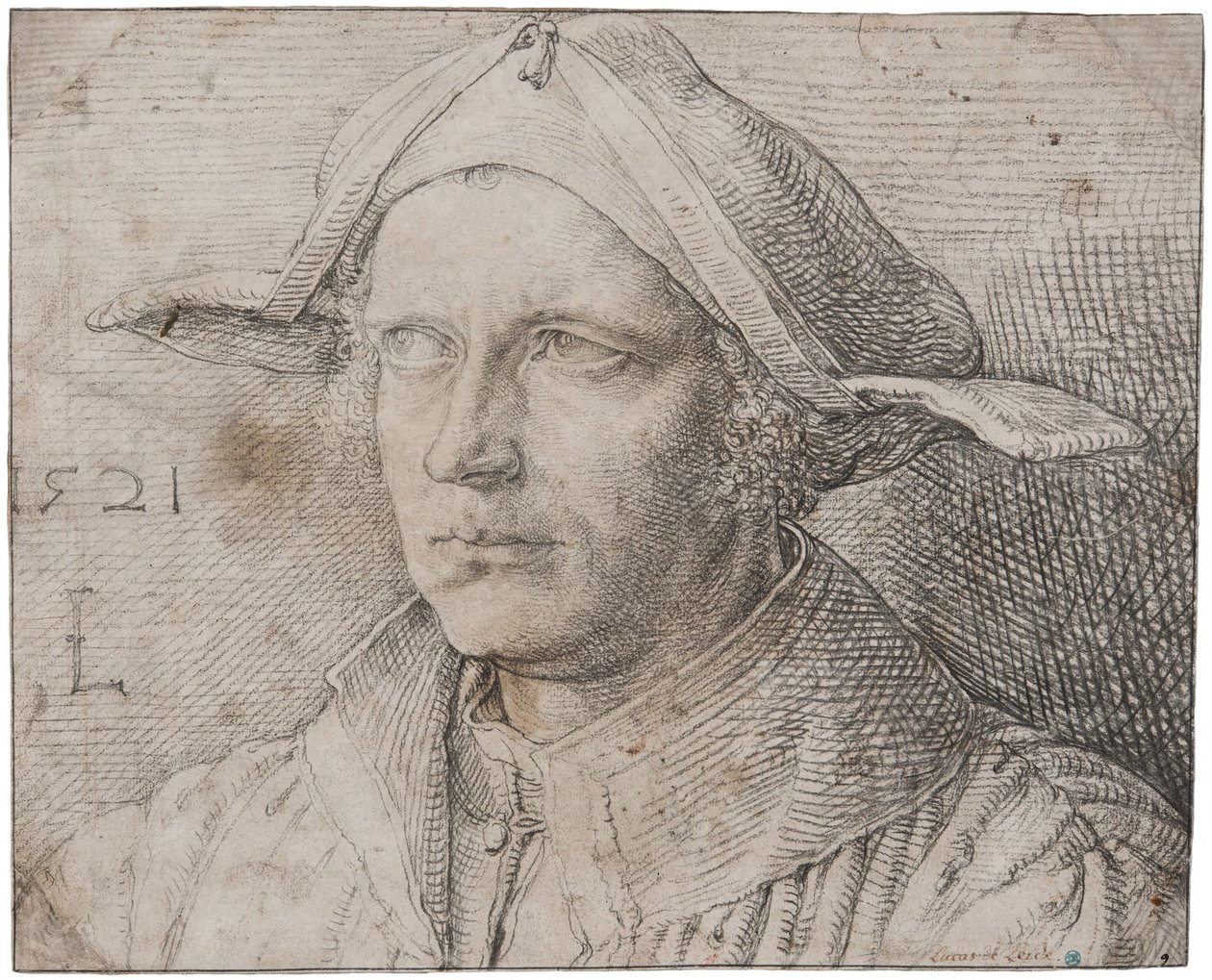 Portrait of a Young Man by Lucas van Leyden
