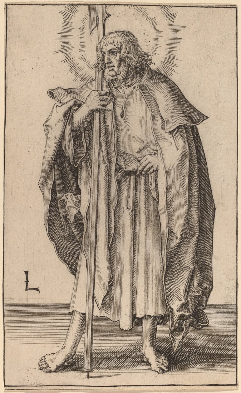 Saint Matthew by Lucas van Leyden