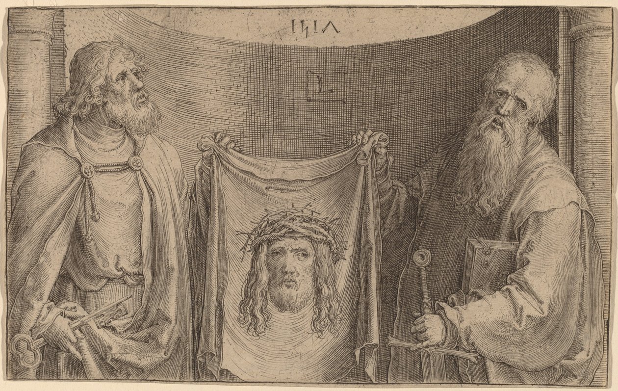 Saints Peter and Paul with the Vernicle by Lucas van Leyden