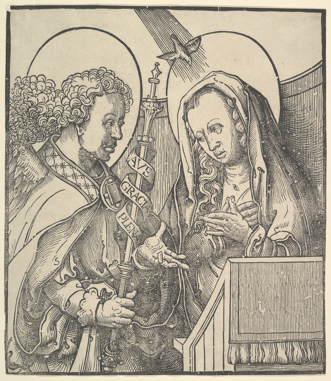 The Annunciation by Lucas van Leyden