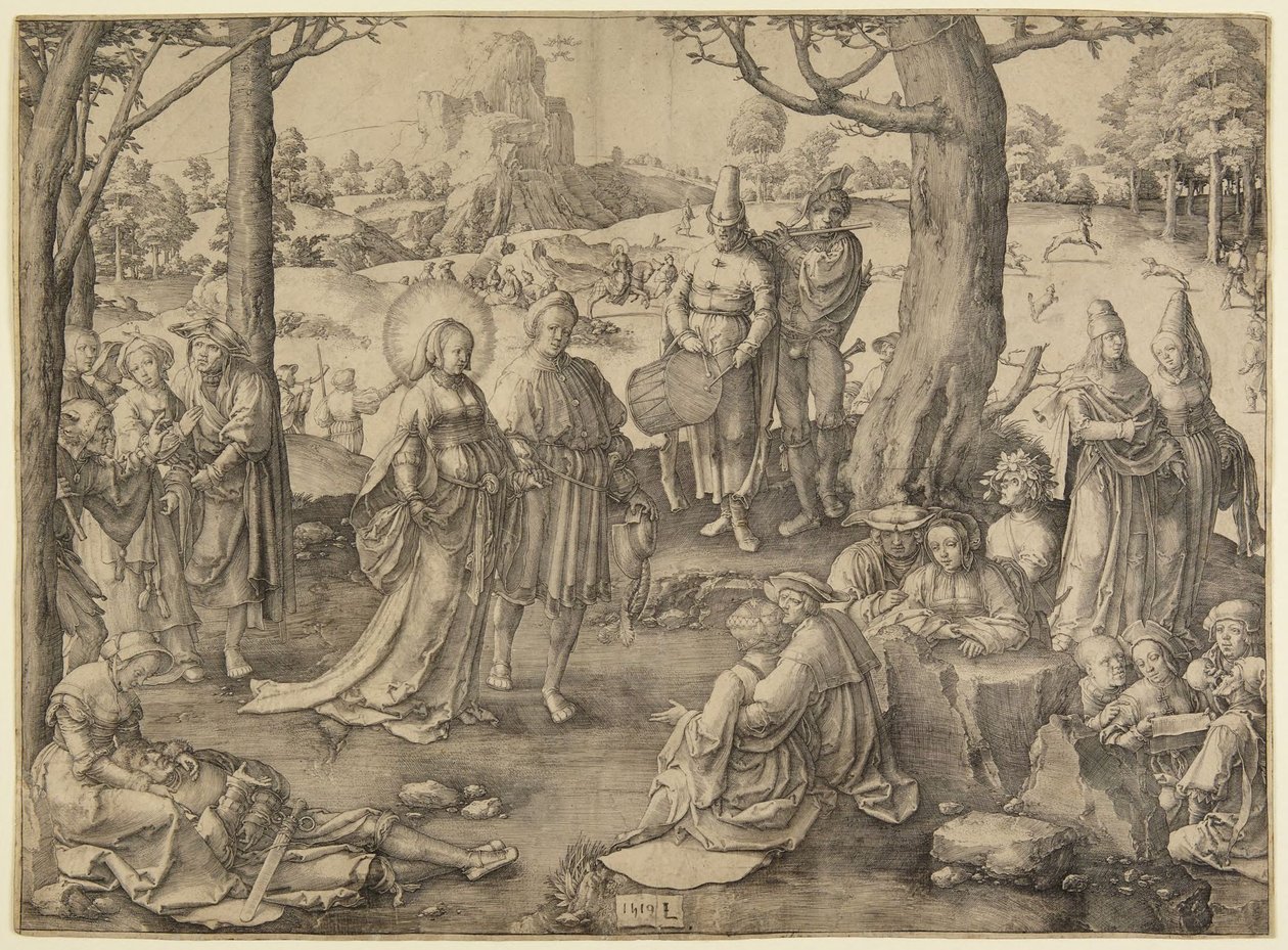 The Dance of the Magdalen by Lucas van Leyden