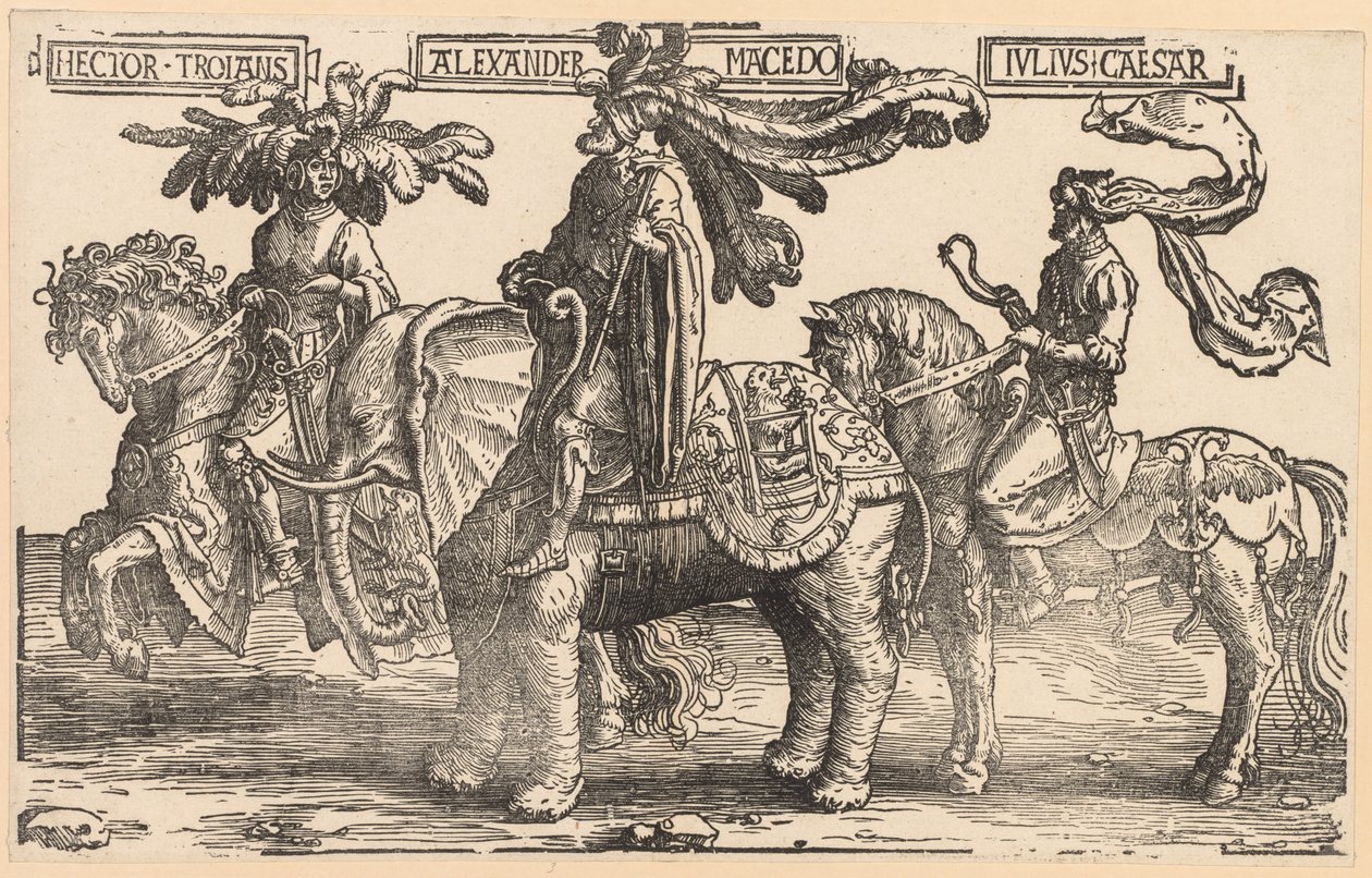 The Nine Heroes by Lucas van Leyden
