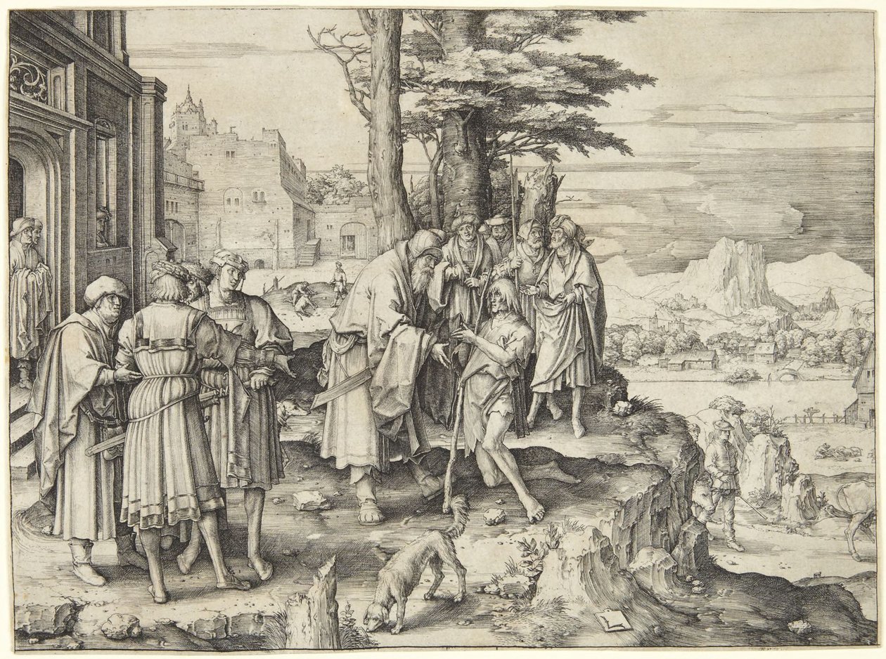 The Return of the Prodigal Son by Lucas van Leyden