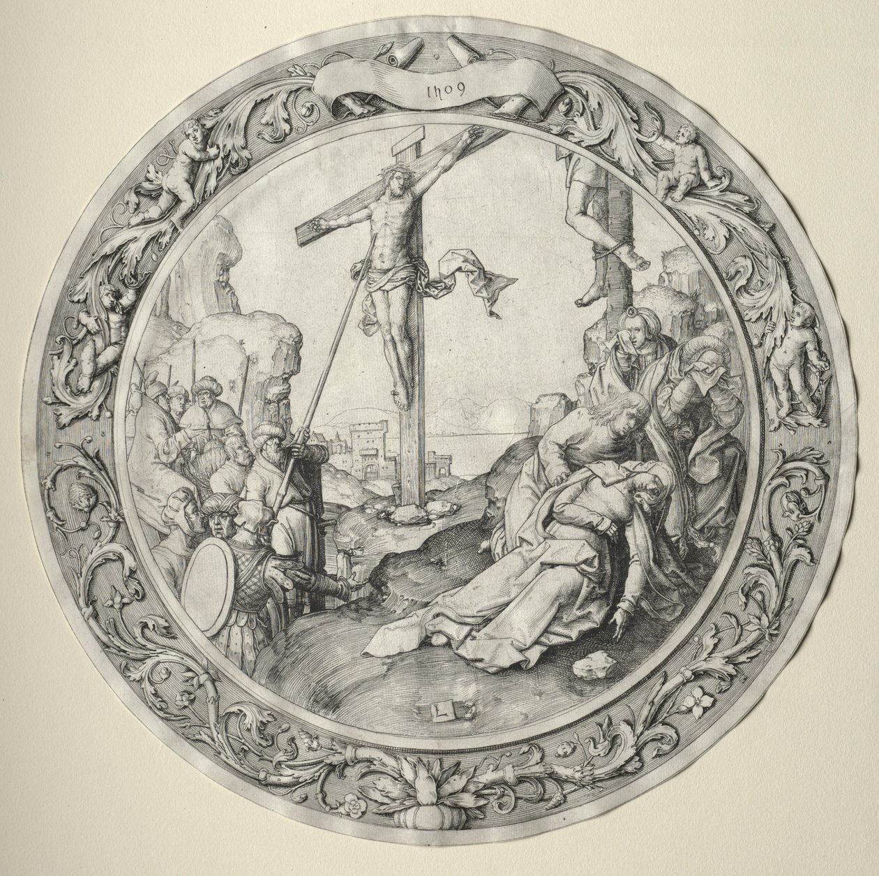 The Round Passion: The Crucifixion by Lucas van Leyden