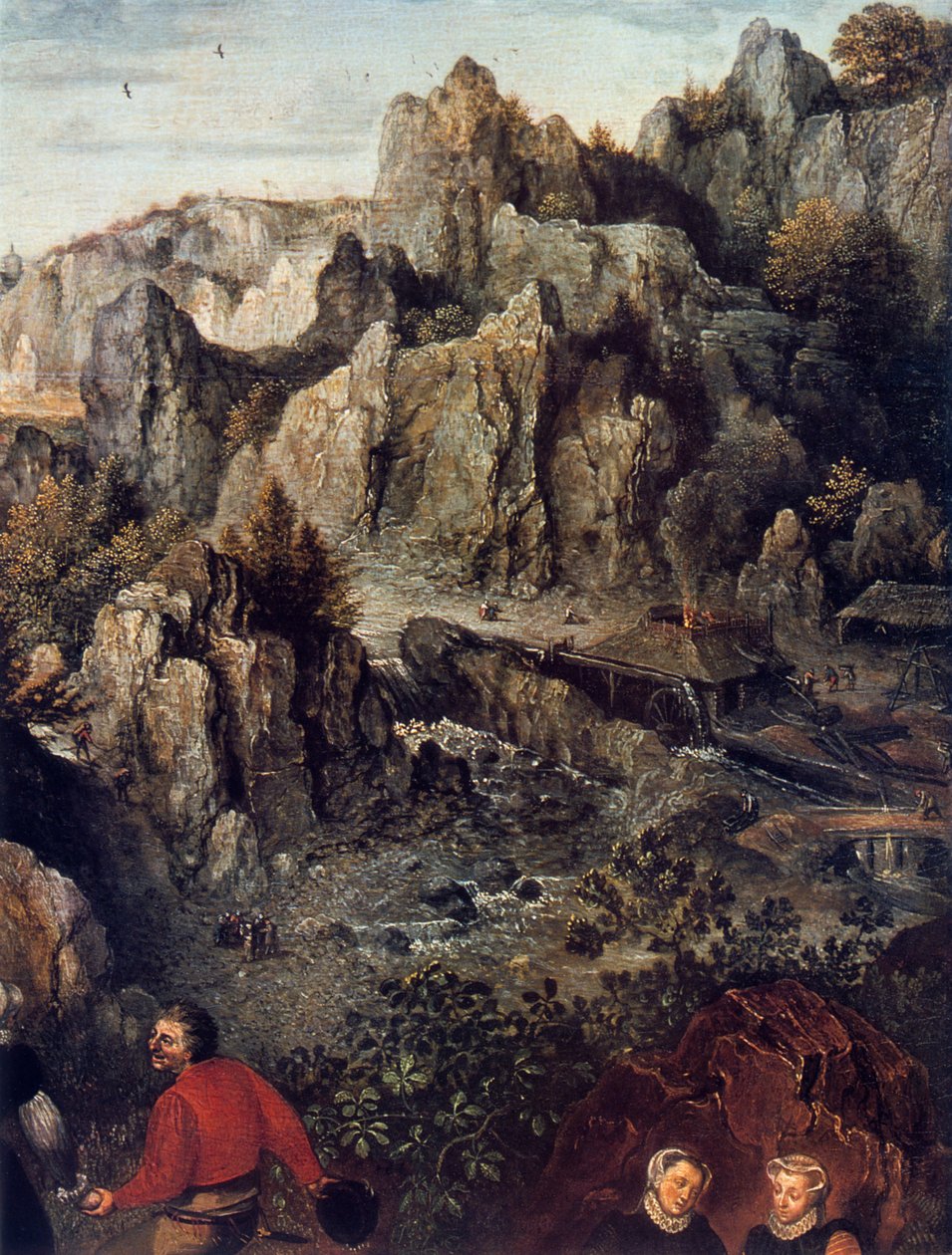 The Country Feast (detail), 1576 by Lucas van Valckenborch