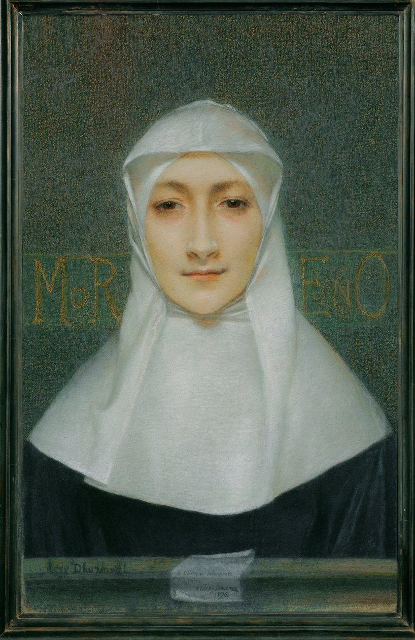 Actress Marguerite Moreno in Georges Rodenbach