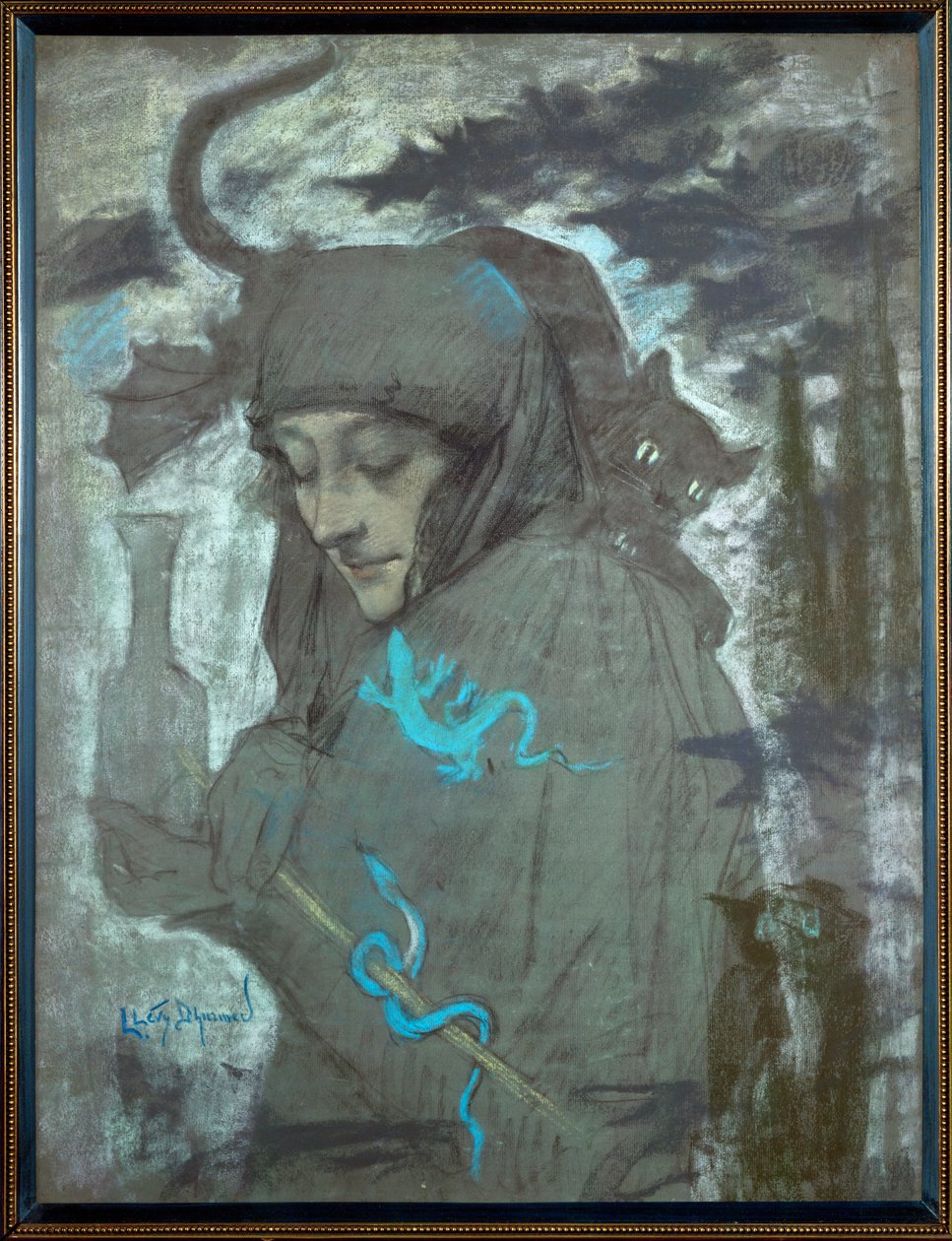 The Sorceress by Lucien Levy-Dhurmer