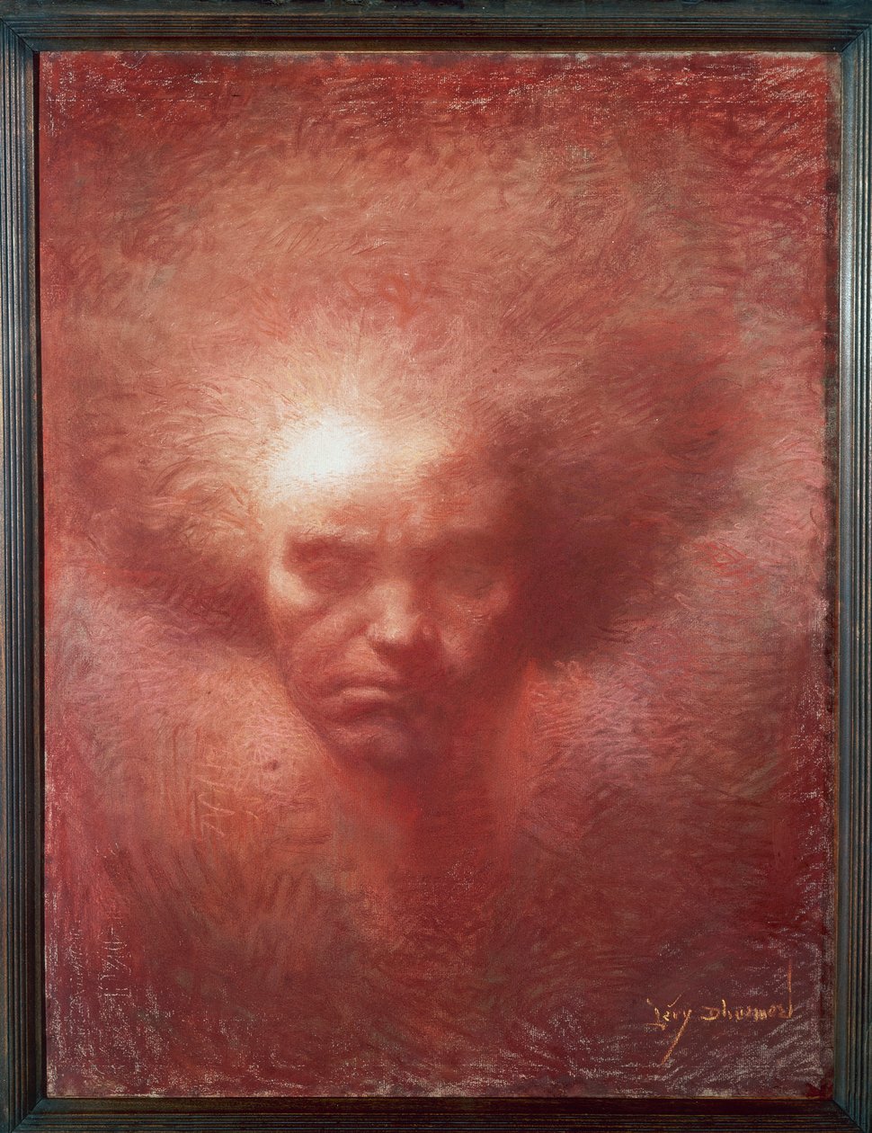 Portrait of Ludwig van Beethoven by Lucien Levy Dhurmer